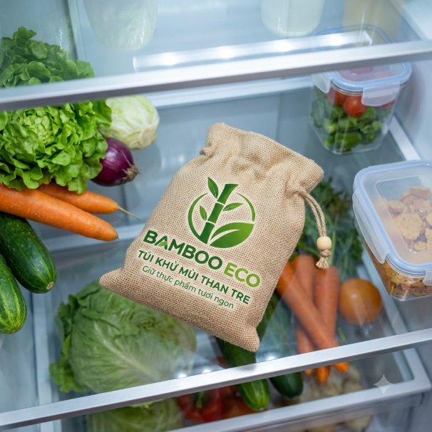 Túi Than Tre Cho Tủ Lạnh BAMBO ECO 500gr - Ảnh 2