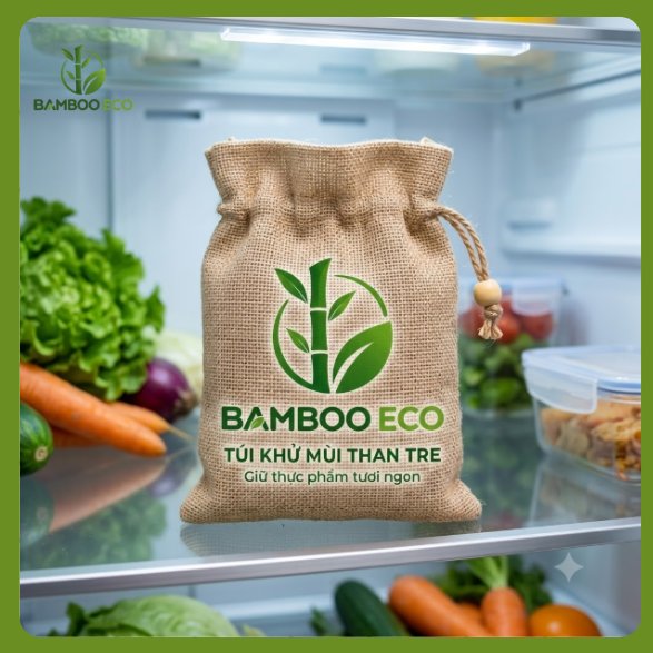 Túi Than Tre Cho Tủ Lạnh BAMBO ECO 500gr