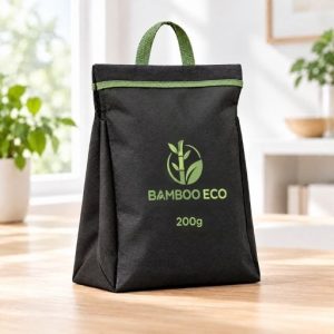 Bamboo eco túi than hoat tính màu đen 1