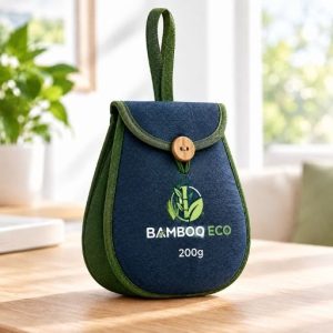 Túi Than Tre Có Khuy Hút Ẩm Khử Mùi BAMBOO ECO 1