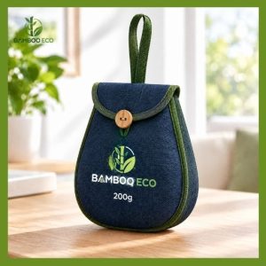 Túi Than Tre Có Khuy Hút Ẩm Khử Mùi BAMBOO ECO 4